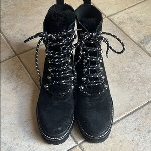 Marc Fisher Black Ankle Boots